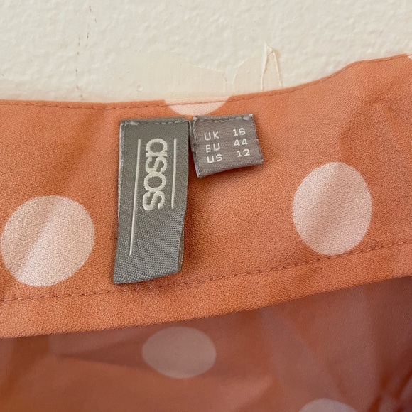 ASOS Design Ruffle Wrap Cami in Spot - Picture 6 of 6